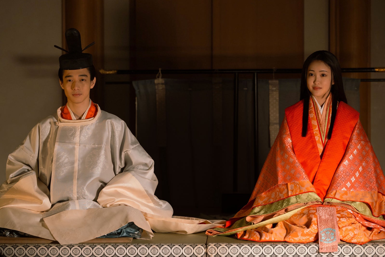 片岡千之助、稲川美紅「光る君へ」第43話（C）NHK