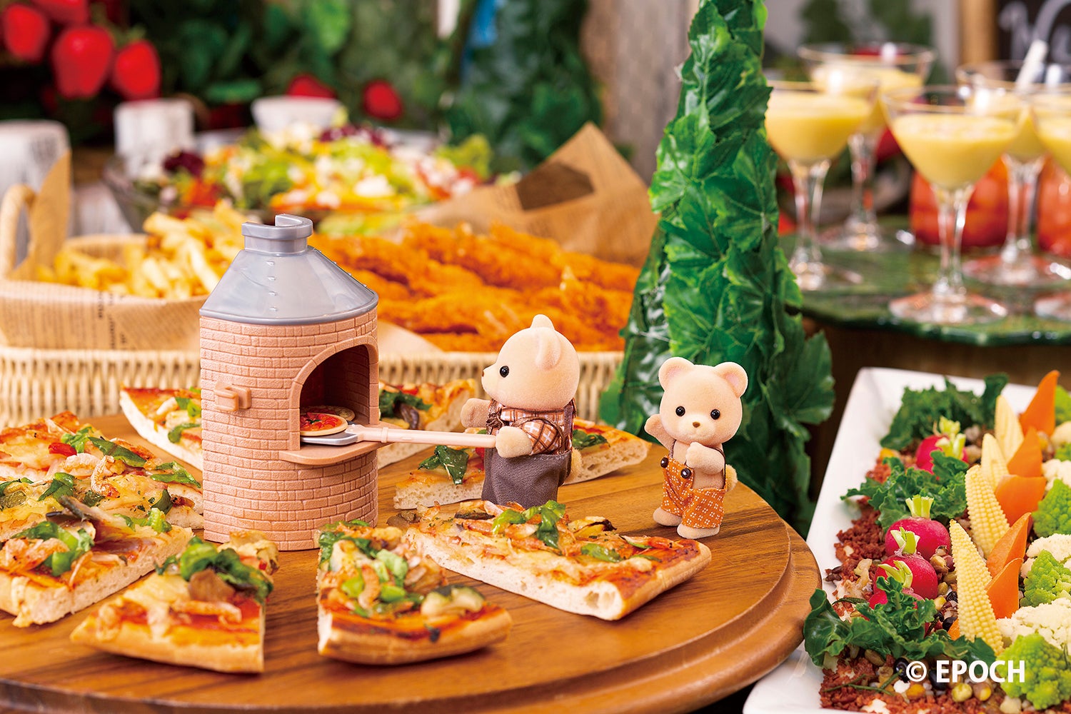 ストロベリースイーツブッフェ with シルバニアファミリー」京王プラザ