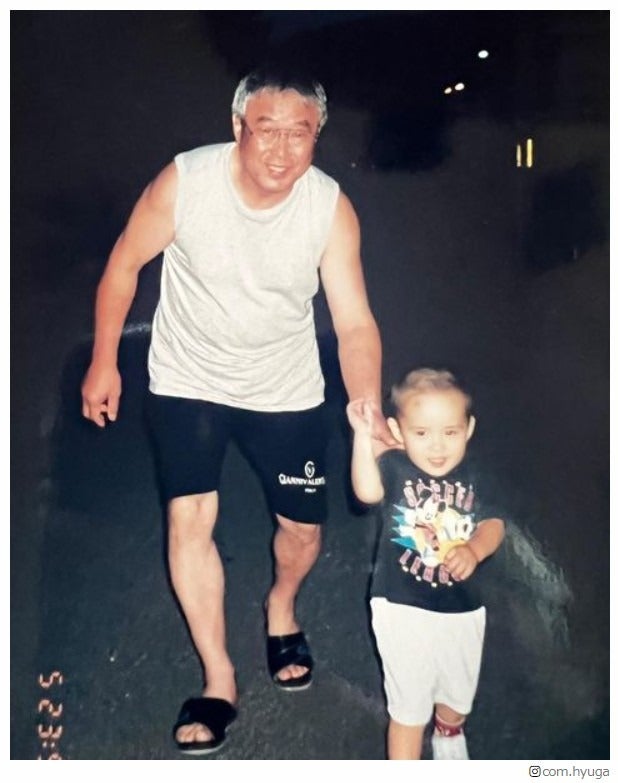 ひゅうがの祖父、ひゅうが／ひゅうがInstagramより