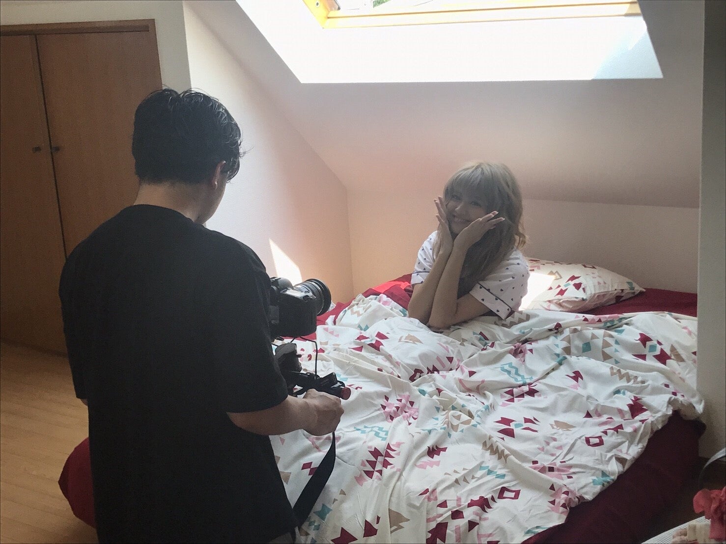 なちょす＆那須泰斗／メイキングカット（提供写真）