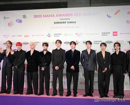 INI、色気たっぷり衣装着こなす 木村柾哉&佐野雄大が韓国語でコメント<2023 MAMA AWARDS DAY1>