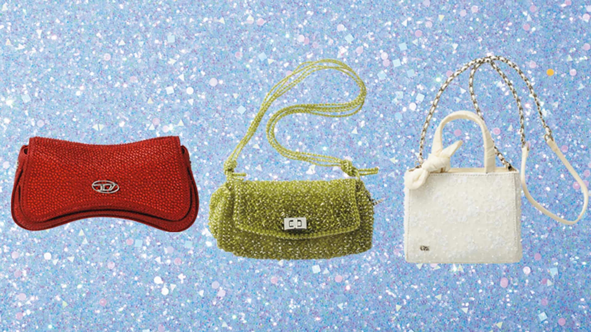 春コーデが華やかに♡ キラキラ素材にときめく【デコラティブバッグ】4選