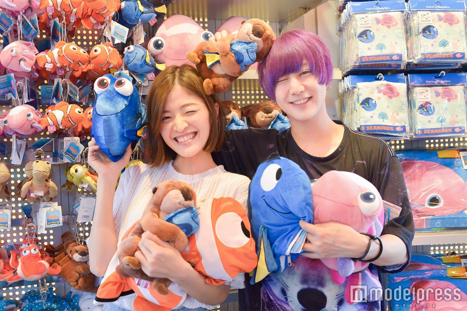 モデル：ゆーちゃそ王子（右）、森田紗英（左）／（C）モデルプレス