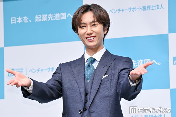 ベンチャーサポートアンバサダーに就任した阿部亮平(C)モデルプレス