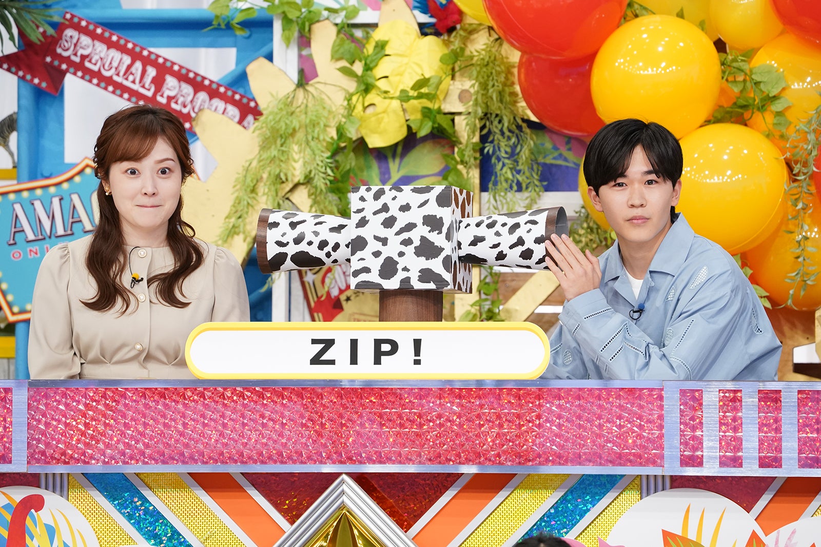 水卜麻美、鈴木福 （C）日本テレビ