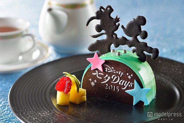 ディズニーホテル、七夕イベント初開催 ミッキーの願いが込められたデザートも/“ディズニー七夕デイズ”ケーキセット¥1240(C)Disney【モデルプレス】