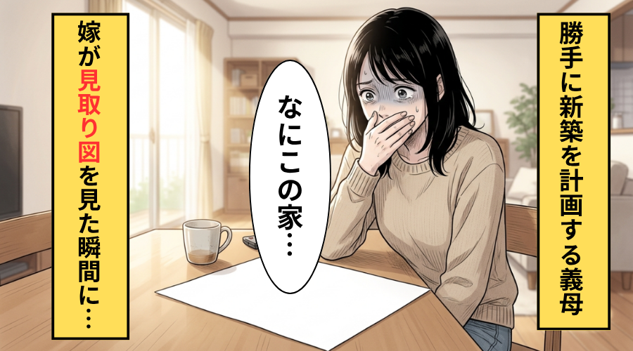勝手に新築計画を進める義母！？だが「なにこの家」嫁が【見取り図】を見た瞬間に戦慄したワケ