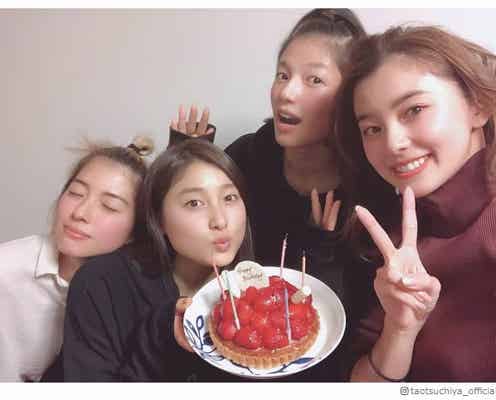 土屋太鳳、朝比奈彩ら「チア☆ダン」メンバーからサプライズ誕生日「会えない人も ずっと想ってるよ」