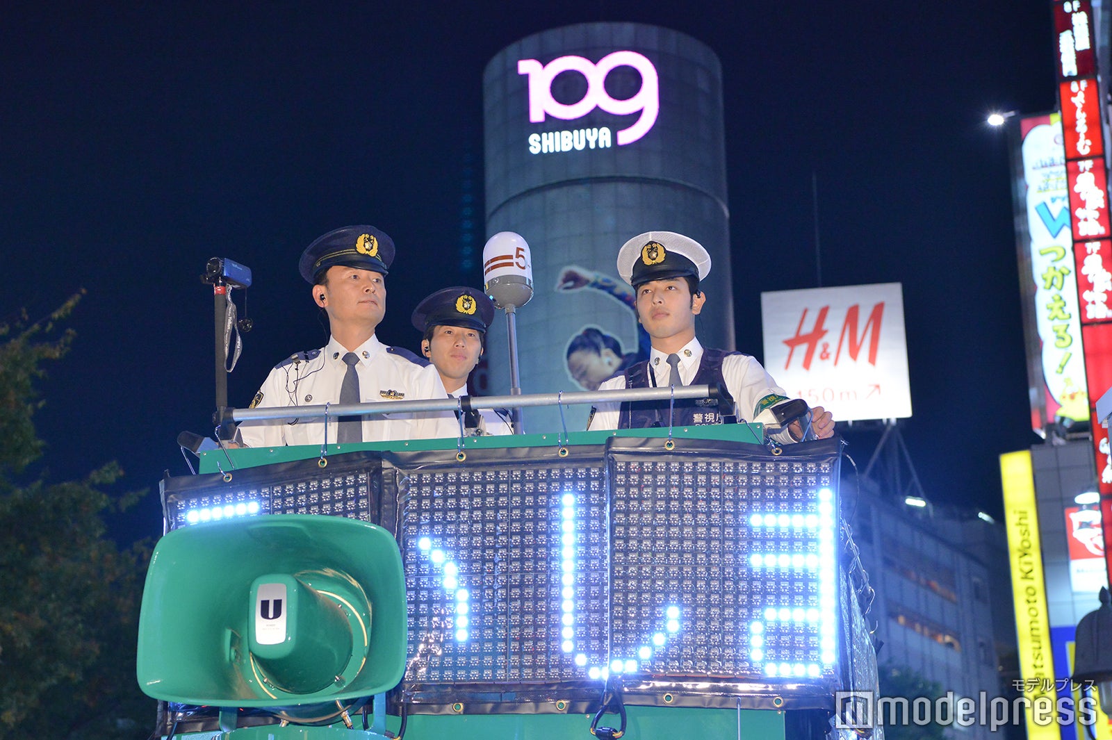 DJポリスが呼びかける／2019年10月31日撮影（C）モデルプレス