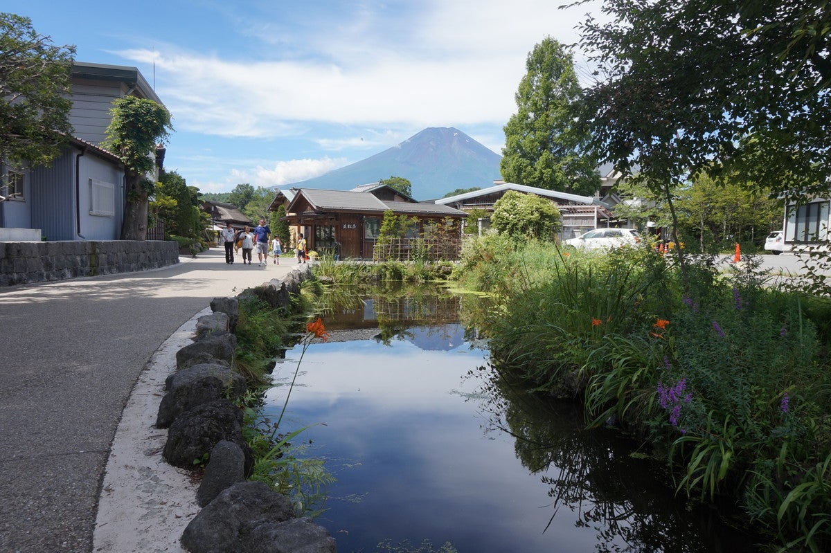 忍野八海 鏡池／写真提供：忍野村観光協会