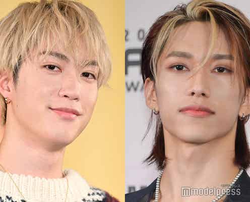 THE RAMPAGE藤原樹、INI池崎理人とプライベートで2ショット「顔似てる」「イケメン」と話題