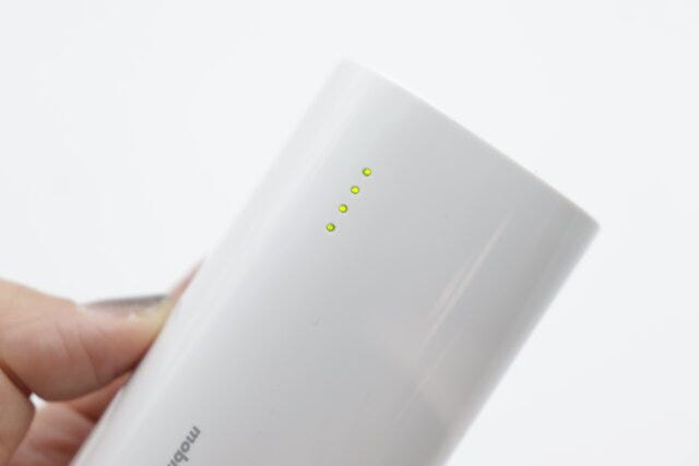 モバイル充電バッテリー　残量
