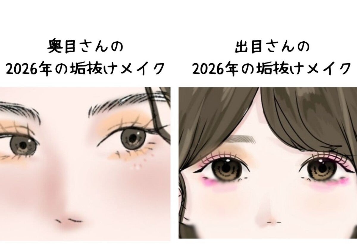 目の形別！出目さん＆奥目さんの2026年垢抜けアイメイク
