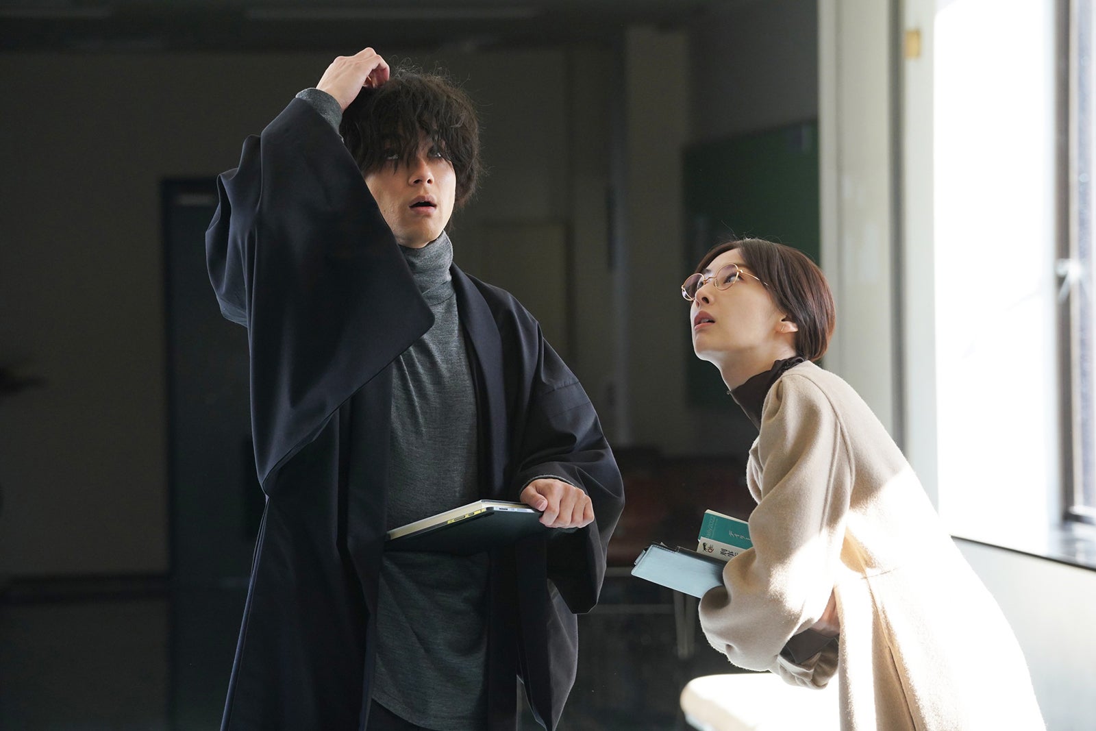 山田裕貴、北川景子 「女神の教室～リーガル青春白書～」第5話より（C）フジテレビ