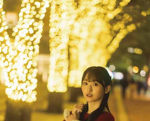 乃木坂46一ノ瀬美空、赤&純白ワンピースでクリスマスグラビア ベッドでリラックスする姿も【独占カットあり】
