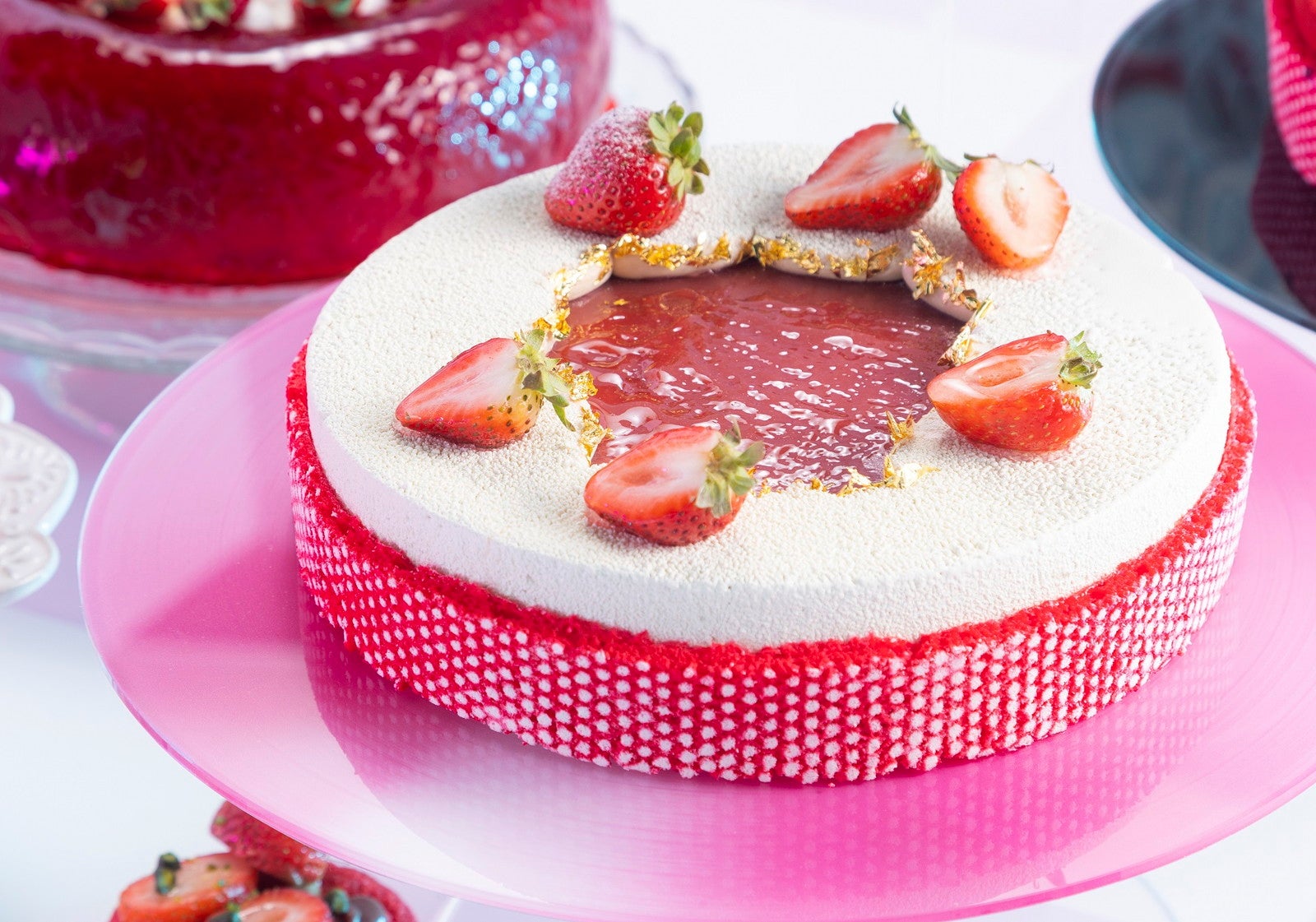 ストロベリースイーツビュッフェ 50sレトロ（提供画像）