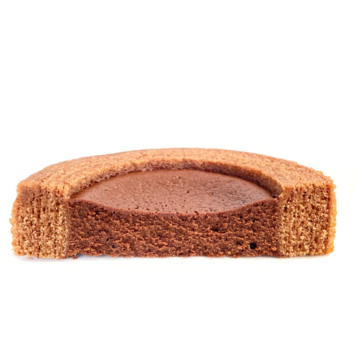 生チョコを使ったチョコケーキのバウム