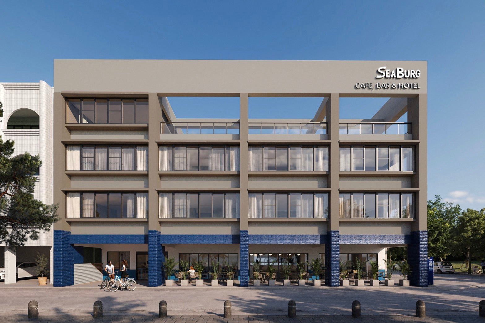 沖縄那覇に食・ホテルの複合施設、波の上ビーチ目前＆ルーフトップバーも