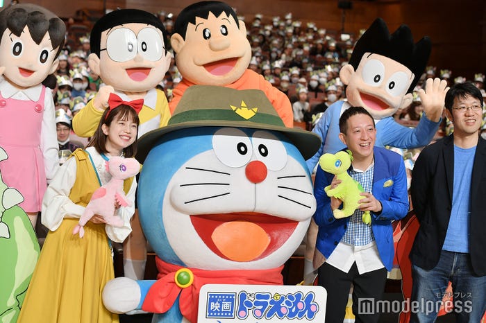 「映画ドラえもん のび太の新恐竜」完成披露舞台挨拶/弘中綾香アナ、高橋茂雄、今井一暁監督ら(C)モデルプレス