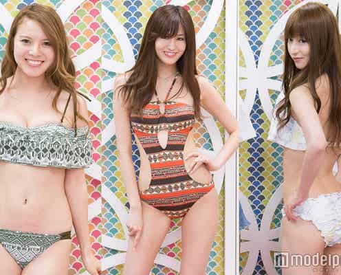 美乳・美ヒップ・くびれ…抜群スタイル際立つビキニで妖艶ランウェイ<深夜のトレンド水着ファッションショー>