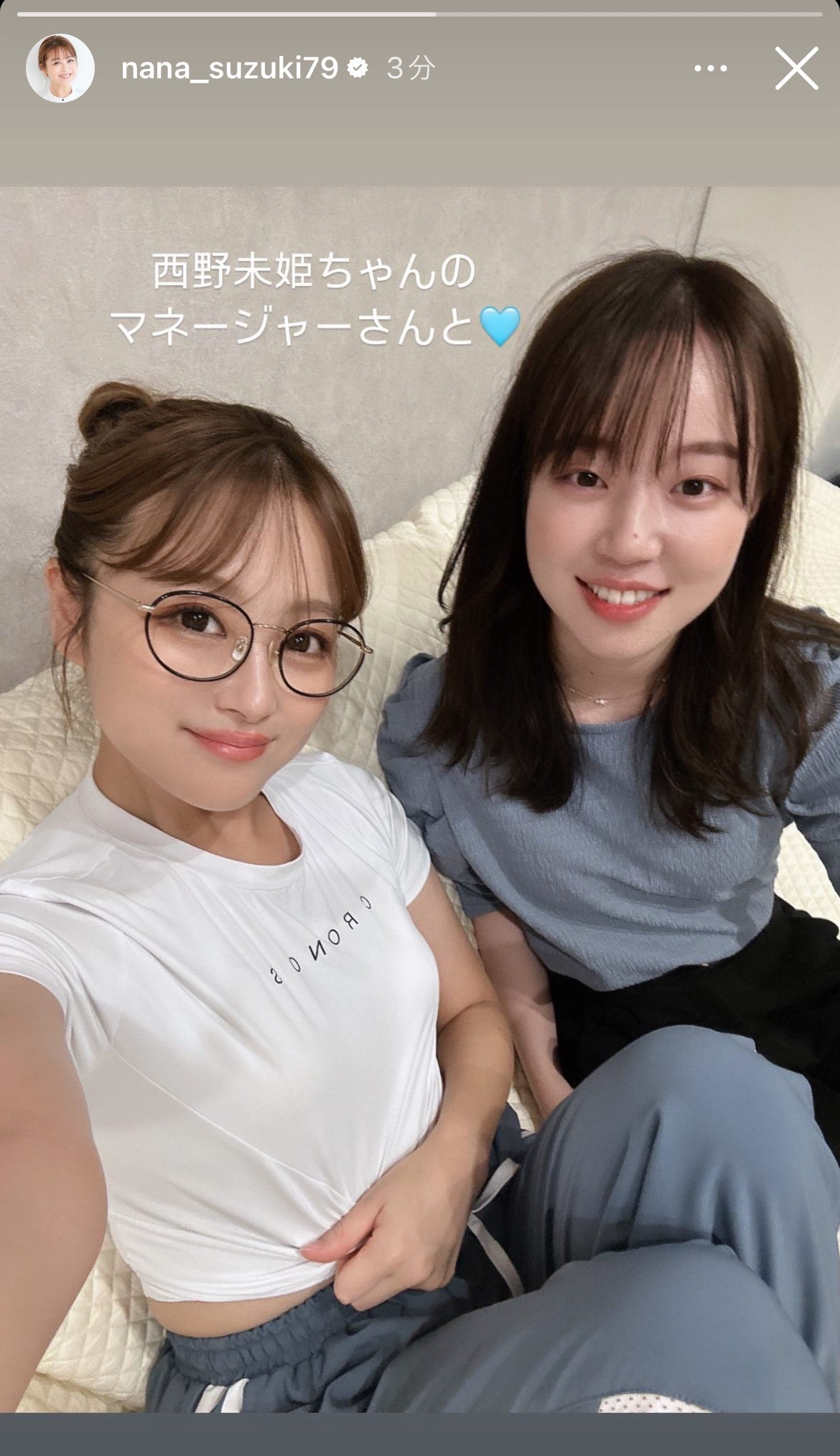 鈴木奈々Instagramより