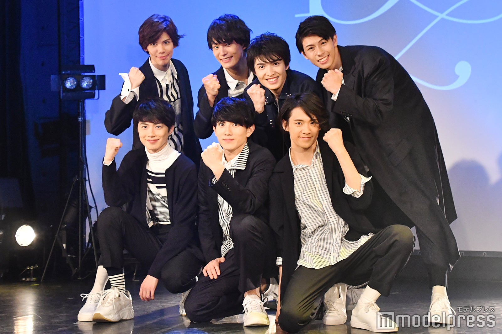 （前列左から）佐藤信長、赤澤遼太郎、前川優希（後列左から）健人、堀田怜央、坂垣怜次、桜庭大翔 （C）モデルプレス
