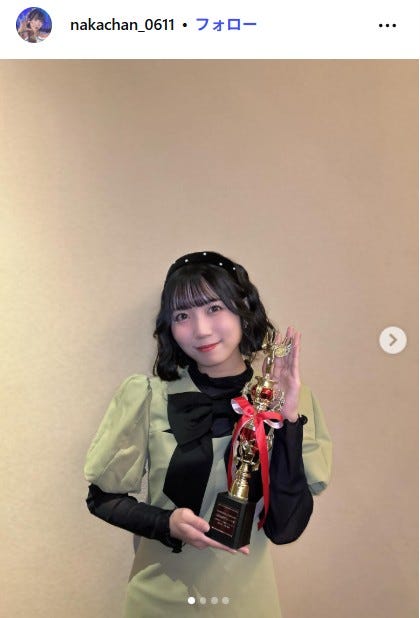 中坂美祐Instagramより