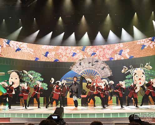 <紅白リハ2日目>氷川きよし、“ハイテク江戸ワールド”お披露目 最先端技術を駆使
