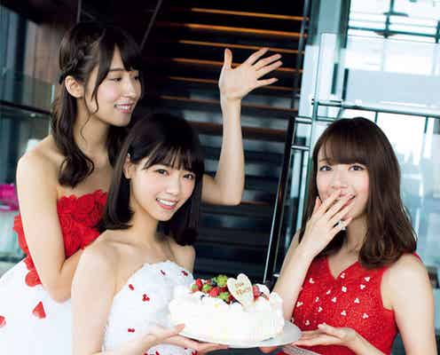 乃木坂46西野七瀬・橋本奈々未・衛藤美彩、Xmasパーティで輝く美肌 1期生VS2期生の“モテカワ”バトルも