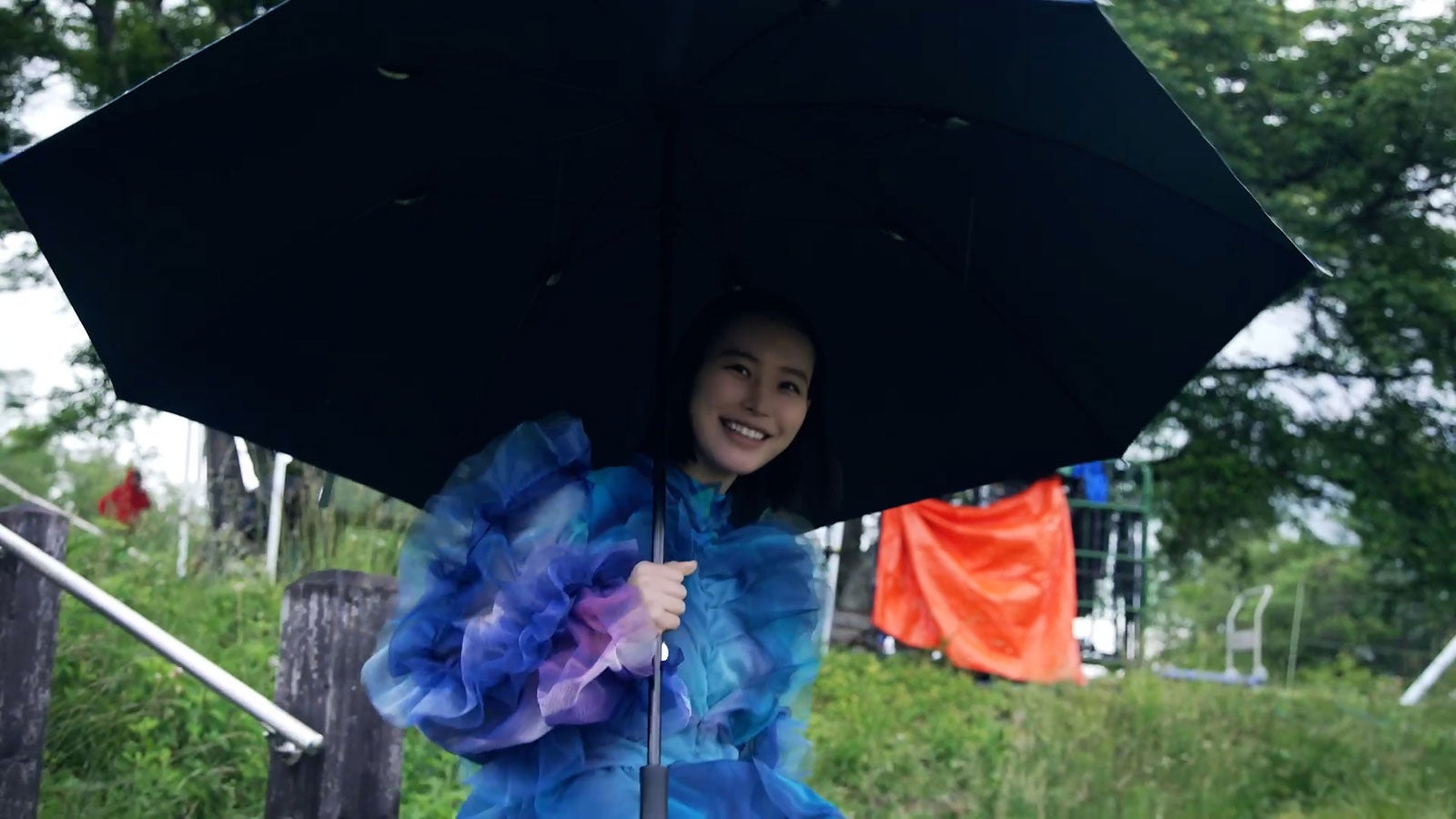 南沙良「Why Epson？自然環境への想い」篇メイキングより（提供写真）