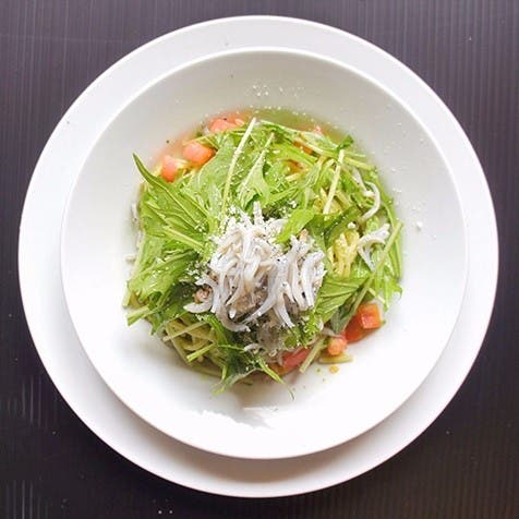 しらすとバジルのパスタ 湘南スタイル