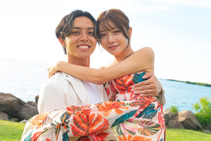 しん、まいか「シャッフルアイランド Season6」最終話(C)AbemaTV, Inc.