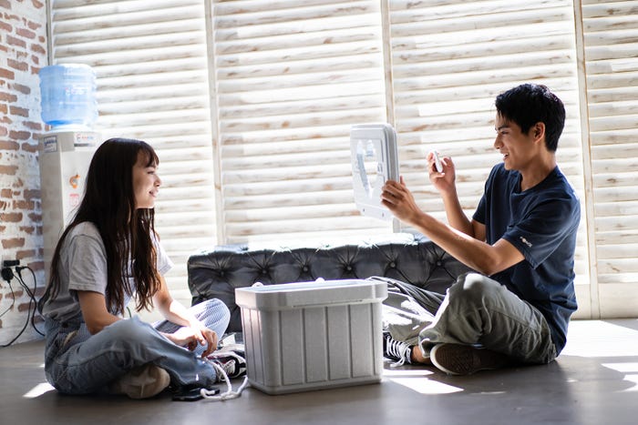 世良マリカ、藤枝喜輝『オオカミくんには騙されない』第6話(C)AbemaTV, Inc.