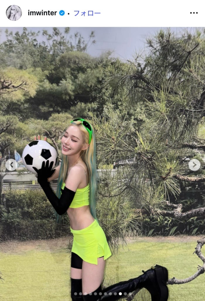 ウィンターInstagramより