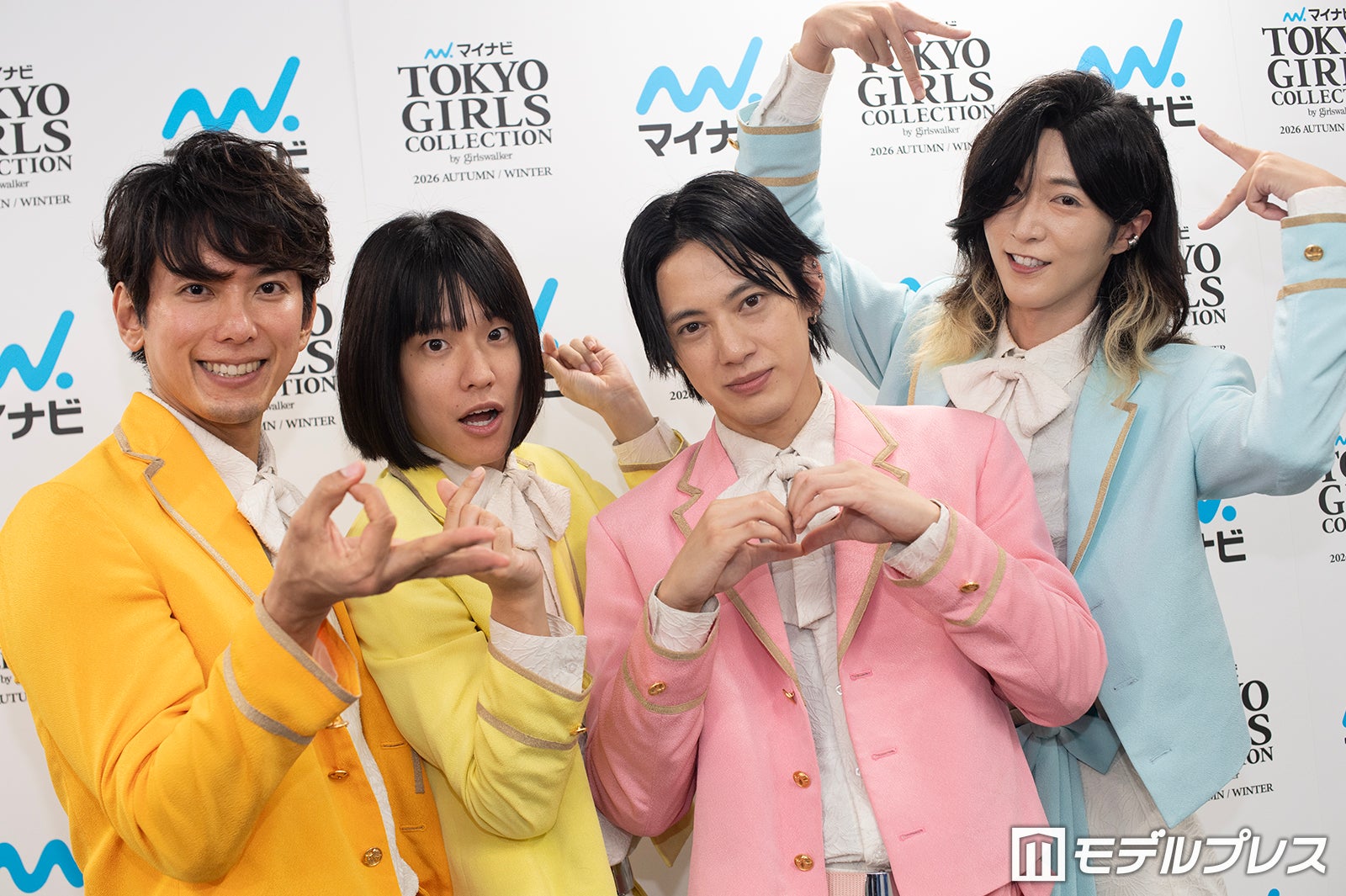 モナキ、2026年下半期の目標は「紅白歌合戦」ワンルーム住み・じんは1LDK引っ越しへの夢掲げる【TGC2026A/W】