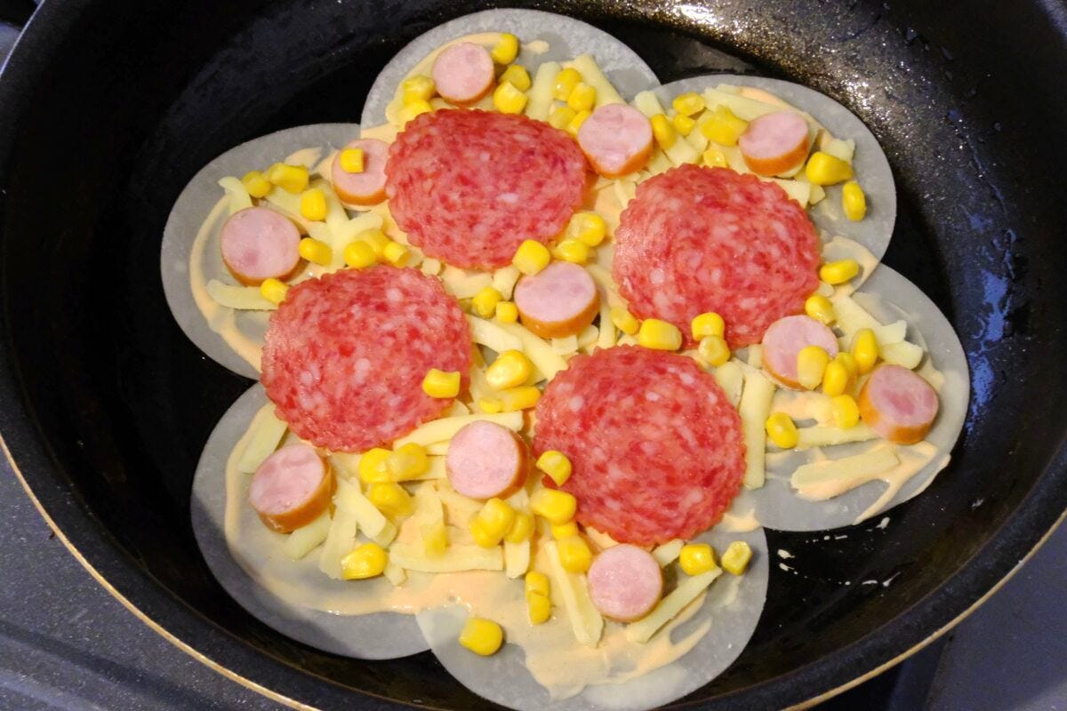 高嶋ちさ子 餃子の皮ピザ