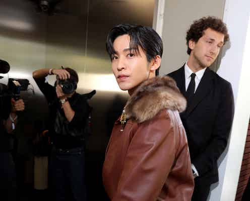 Snow Man目黒蓮・川口春奈「フェンディ」ミラノコレクションに来場 Stray Kidsバンチャン・ITZYユナらも