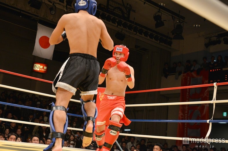 ラストマッチに臨んだ宮城大樹（奥）