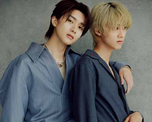 M!LK山中柔太朗&曽野舜太、“ボッテガ・ヴェネタ”エレガントなコレクション着こなす「andBOY」登場