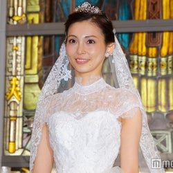 押切もえ、結婚後初の公の場 新婚生活を語る「信じているので」