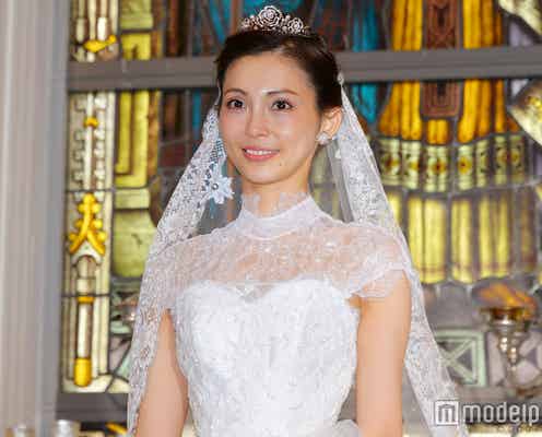 押切もえ、結婚後初の公の場 新婚生活を語る「信じているので」