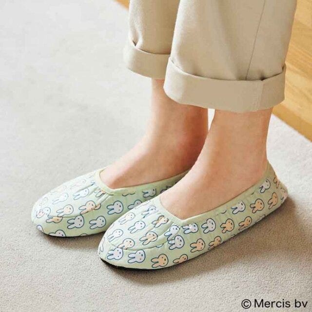 宝島社　11月発売　予約数ランキング　miffy［ミッフィー］超軽量！折りたたみ携帯スリッパ　素敵なあの人1月号増刊