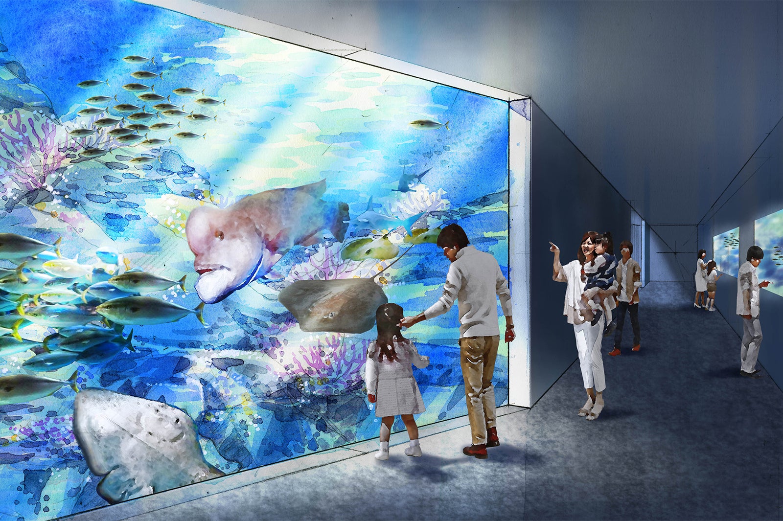 水中トンネル・大水槽／画像提供：横浜八景島