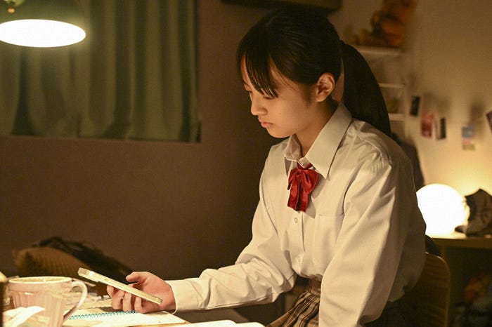 竹下優名「キャスター」第4話(C)TBS