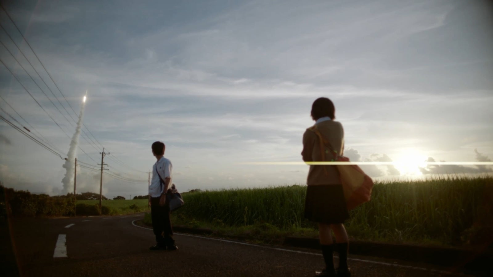 青木柚、森七菜（C）2025「秒速5センチメートル」製作委員会