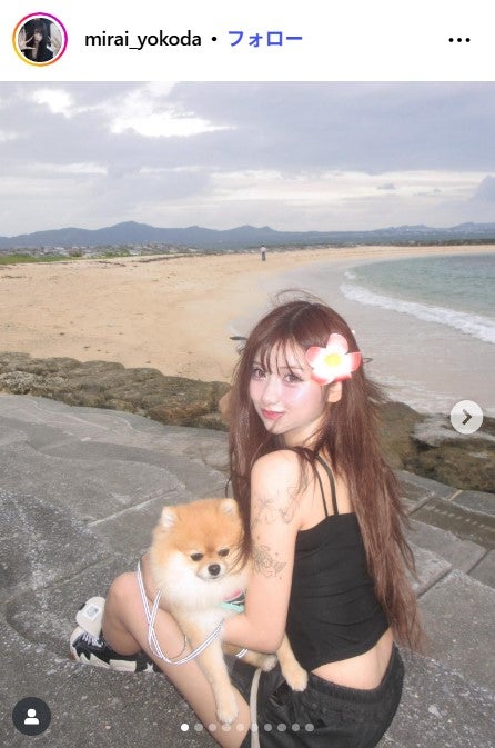 横田未来Instagramより