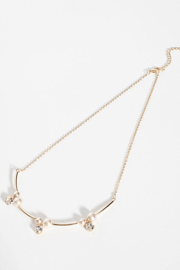 ビジュー&パールMIXネックレス「DEPARTMENT」1,240円(税込)