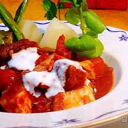 鹿肉を使った煮込み料理