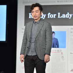 第5回「Ready for Lady 春の学園祭」で初ランウェイを披露した羽田圭介氏（C）モデルプレス