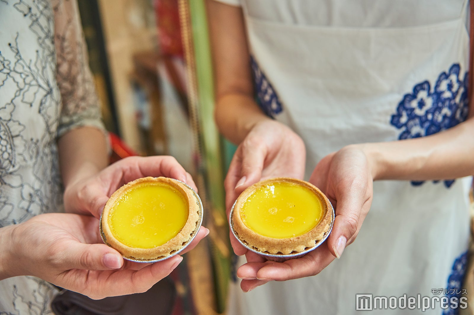 サクサクのタルトと、プルプルやわらかなカスタードの絶妙なマッチング（C）モデルプレス